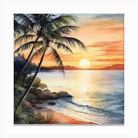 Sunrise forever Canvas Print