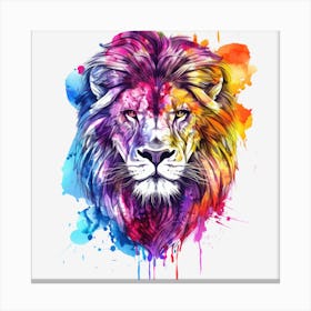 Lion Painting 9 Canvas Print