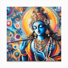 Lord Krishna 11 Canvas Print