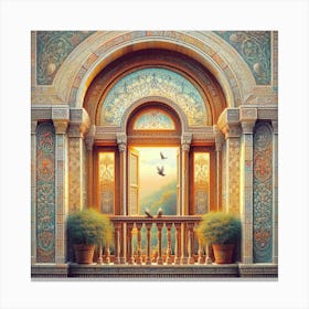 Window To Heaven 1 Canvas Print