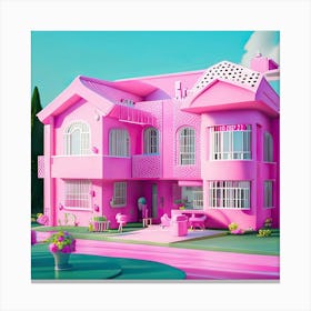 Barbie Dream House (655) Canvas Print