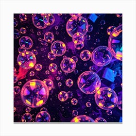 Bubbles Canvas Print