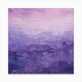 Abstract Amethyst: Nature's Camouflage Unveiled Canvas Print