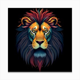 Lion Head 3 Canvas Print