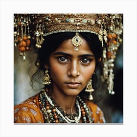 Indian Girl Canvas Print