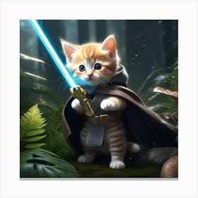 Star Wars Cat 1 Canvas Print