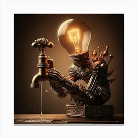 Light Bulb Canvas Print