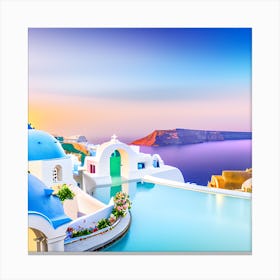 Oia, Greece Canvas Print