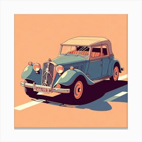 Car Vintage Auto Classic Canvas Print
