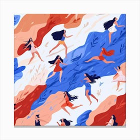 Joyful Movement Canvas Print