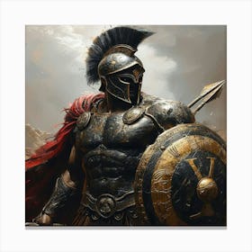 Warrior Greek Canvas Print