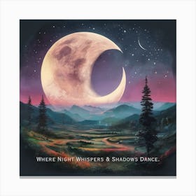 Night Whispers Canvas Print