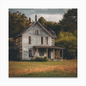 Old House In The Woods Canvas Print