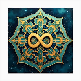 Infinity Symbol Canvas Print