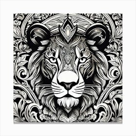 Lion Head 27 Canvas Print