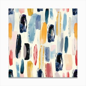 Abstract Brushstrokes 2 Canvas Print