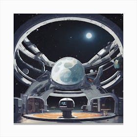 Space Station 45 Canvas Print