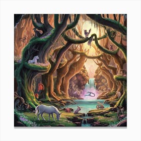 Fairytale Forest 1 Canvas Print