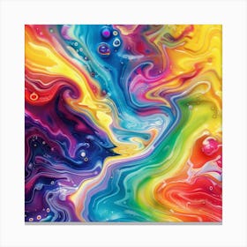 Rainbow Vortex (3) Canvas Print