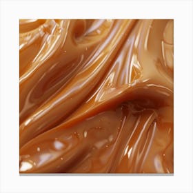 Close Up Of Caramel Canvas Print