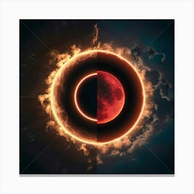 Eclipse Of The Sun 7 Canvas Print