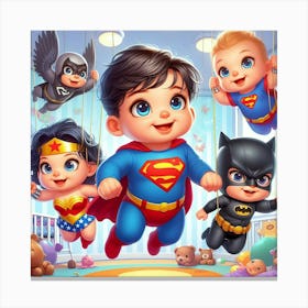 Dc Comics Baby Canvas Print