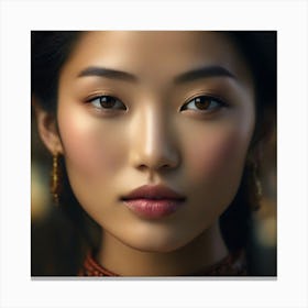 Asian Beauty Canvas Print