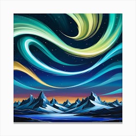 Aurora Borealis Canvas Print