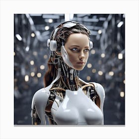 Robot Woman 1 Canvas Print