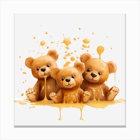 Teddy Bears Canvas Print