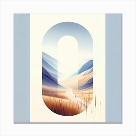 O - Landscape Canvas Print