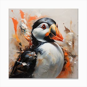 Bird Puffin 7 Canvas Print