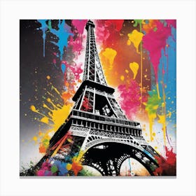 Paris Eiffel Tower 4 Canvas Print