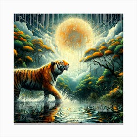 Wild Animal Illustration 171 Canvas Print