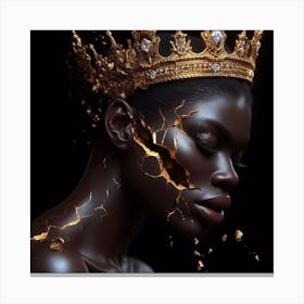 Gold Tiara Canvas Print