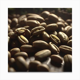 Coffee Beans 384 Canvas Print