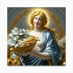 Angel Of Money2 1 Canvas Print