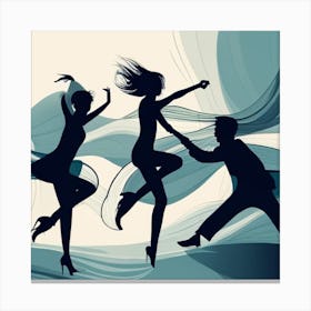 Dancing Canvas Print