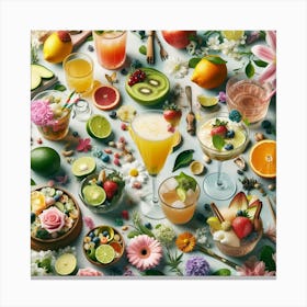 Fruit Cocktail Canvas Print