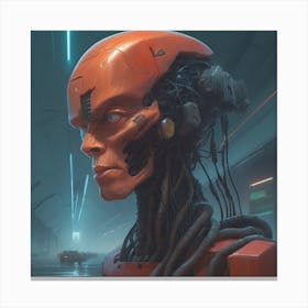 Cybernetic Man Canvas Print