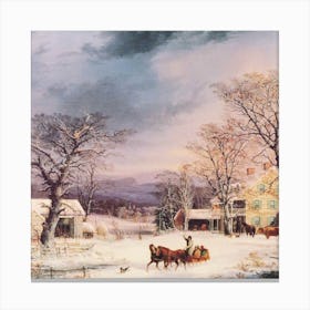 Winter Scene Canvas Print