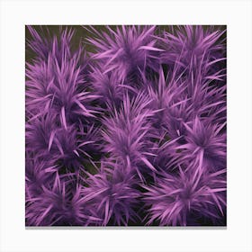 Purple Grass 4 Canvas Print