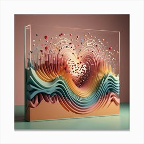 3d Art Canvas Print