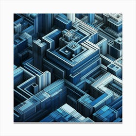 Abstract City 4 Canvas Print