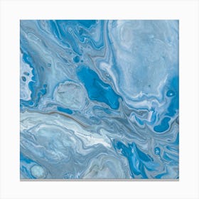 Blue Marble Texture Canvas Print