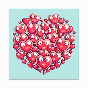 Heart Of Hearts Canvas Print