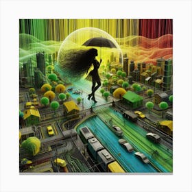 Rasta City Canvas Print