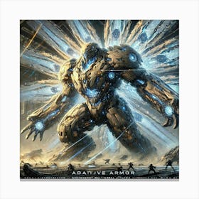 A Detailed Depiction Of The Phase Titan S Adaptive Canvas Print