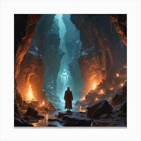 Ghost In The Forgotten Caves Of Ezpzia 8 Canvas Print
