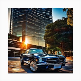 Mercedes Sl Canvas Print